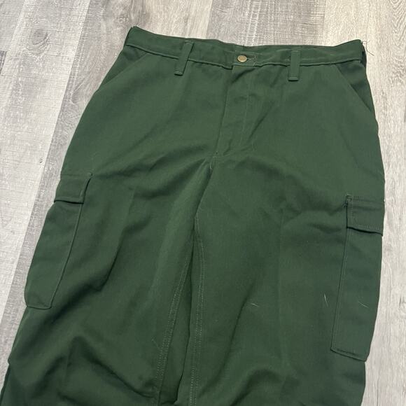 VTG Terry Manufacturing Wildand Forest Service Aramid FR Cargo Pants 2007 Green - Picture 3 of 6